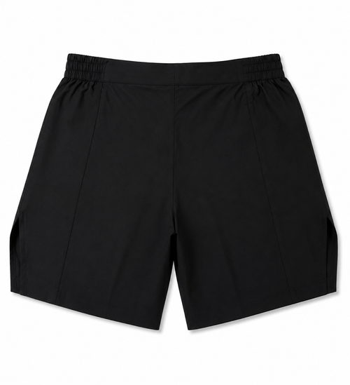 Dark/black onyx MMA, BJJ and training shorts with space for logos