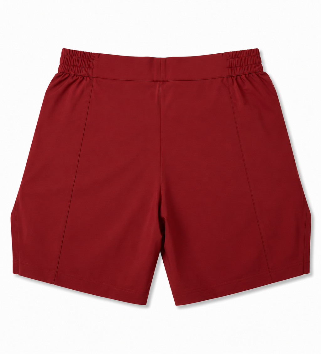Burgundy/Red MMA, BJJ and training shorts with space for logos